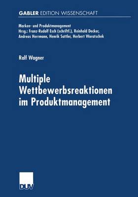 Book cover for Multiple Wettbewerbsreaktionen im Produktmanagement