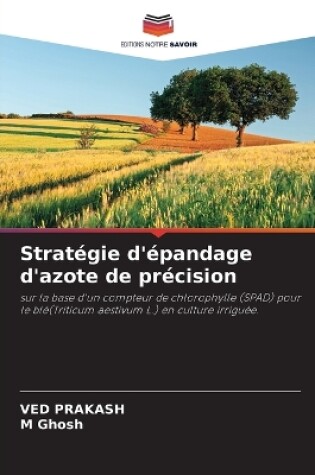 Cover of Stratégie d'épandage d'azote de précision