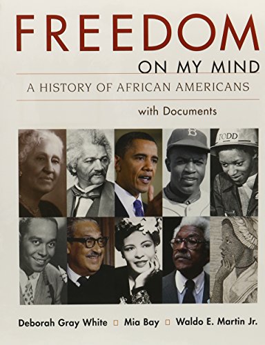 Book cover for Freedom on My Mind & Bedford Glossary for U.S. History