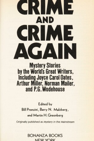 Cover of Crime & Crime Again