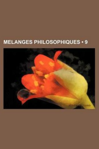 Cover of Melanges Philosophiques (9)