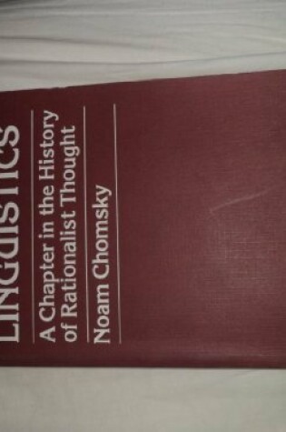 Cover of Cartesian Linguistics