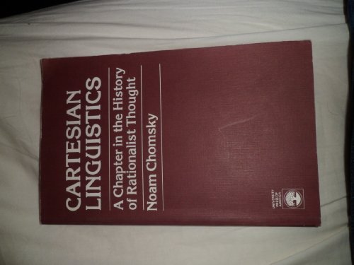 Book cover for Cartesian Linguistics
