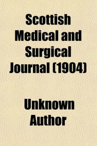 Cover of Scottish Medical and Surgical Journal (Volume 14)