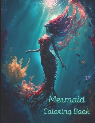 Book cover for Mermaid Coloring Book