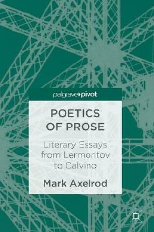 Cover of Poetics of Prose