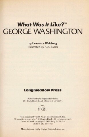 Book cover for George Washington