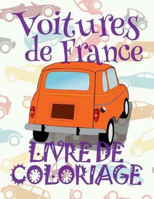 Book cover for Voitures de France Livres de Coloriage
