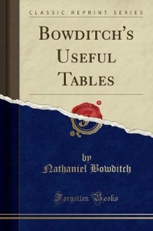 Cover of Bowditch's Useful Tables (Classic Reprint)