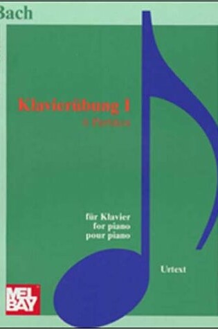 Cover of Bach: Klavier Uebungen I