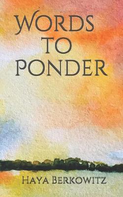 Book cover for Words to Ponder