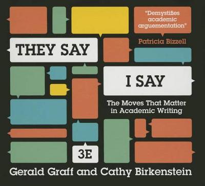 Book cover for They Say, I Say