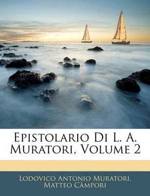 Book cover for Epistolario Di L. A. Muratori, Volume 2