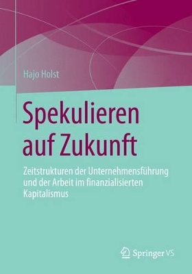 Book cover for Spekulieren auf Zukunft