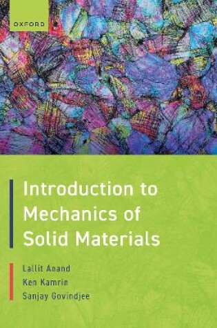 Cover of Introduction to Mechanics of Solid Materials