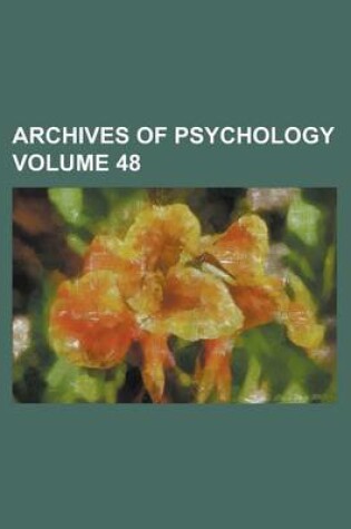 Cover of Archives of Psychology (Volume 6)