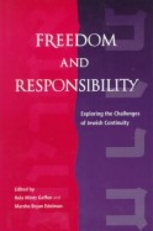 Cover of Freedom and Responsibility