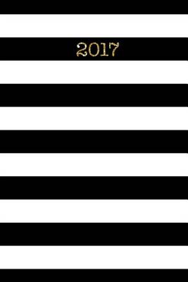 Cover of 2017 Journal Black White Stripes