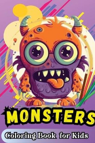 Cover of Monster Coloring Book For Kids