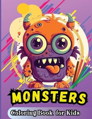 Book cover for Monster Coloring Book For Kids