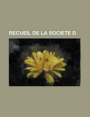 Book cover for Recueil de La Societe D