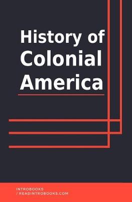 Book cover for History of Colonial America