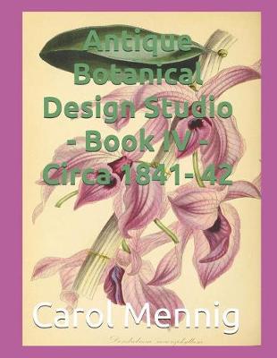 Book cover for Antique Botanical Design Studio - Book IV - Circa 1842