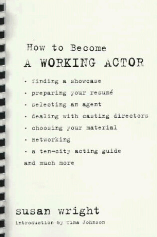 Cover of How to Become a Working Actor