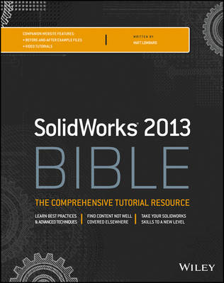 Book cover for Solidworks 2013 Bible