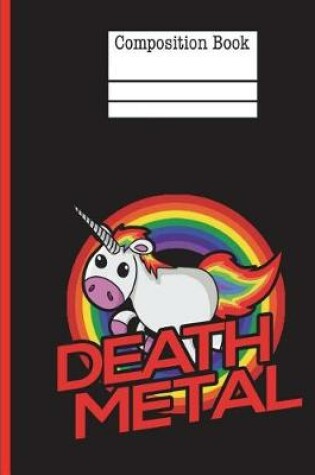 Cover of Death Metal Composition Notebook - Wide Ruled