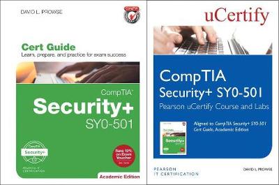 Book cover for Comptia Security+ Sy0-501 Pearson Ucertify Course and Labs and Textbook Bundle