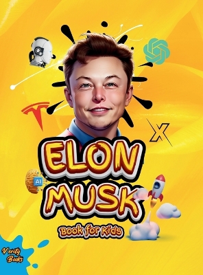 Book cover for Elon Musk Book for Kids