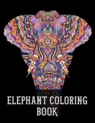 Book cover for Elephant Coloring Book