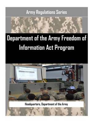 Book cover for Department of the Army Freedom of Information ACT Program