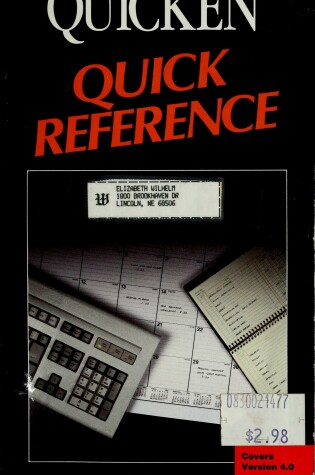 Cover of Quicken Quick Reference