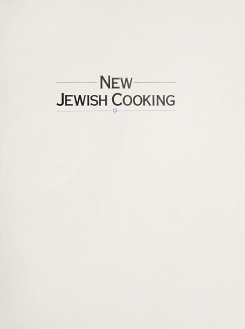 Book cover for New Jewish Cooking