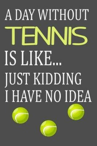 Cover of Funny Tennis Notebook