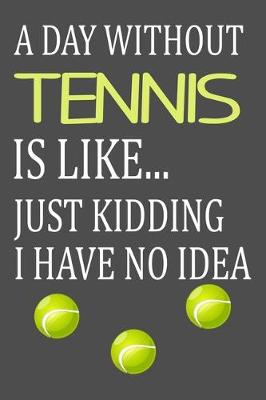 Cover of Funny Tennis Notebook