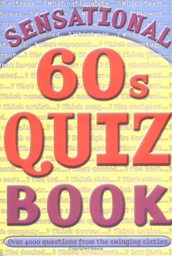 Book cover for Sensational 60's Quizbook