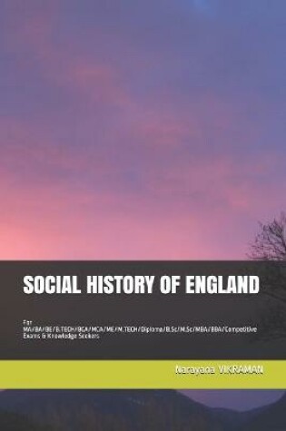 Cover of Social History of England