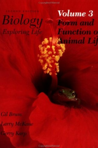 Cover of Form and Function of Animal Life