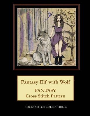 Book cover for Fantasy Elf with Wolf