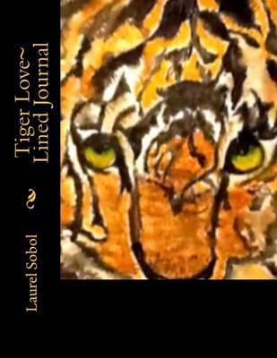 Book cover for Tiger Love Lined Journal