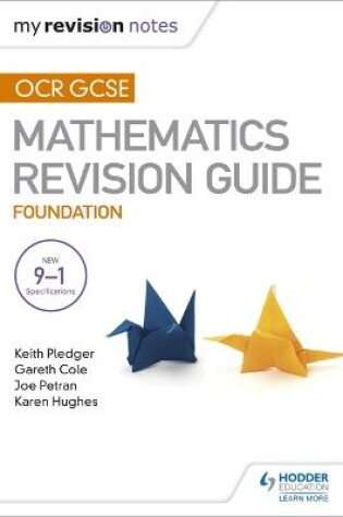 Cover of OCR GCSE Maths Foundation: Mastering Mathematics Revision Guide
