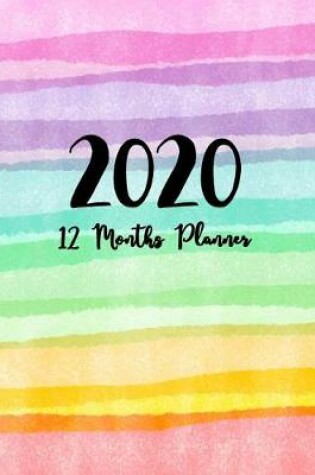 Cover of 12 Months Planner 2020