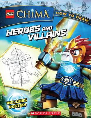 Book cover for How to Draw Heroes and Villains