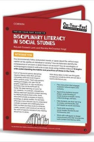 Cover of The On-Your-Feet Guide to Disciplinary Literacy in Social Studies