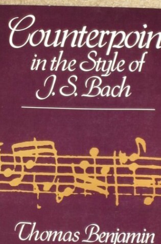Cover of Counterpoint in the Style of J.S. Bach
