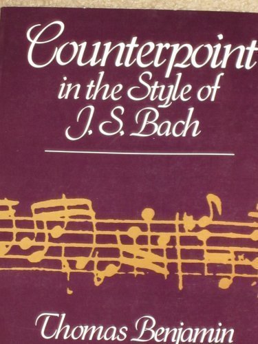 Book cover for Counterpoint in the Style of J.S. Bach