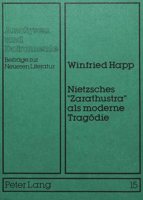 Cover of Nietzsches -Zarathustra- ALS Moderne Tragoedie